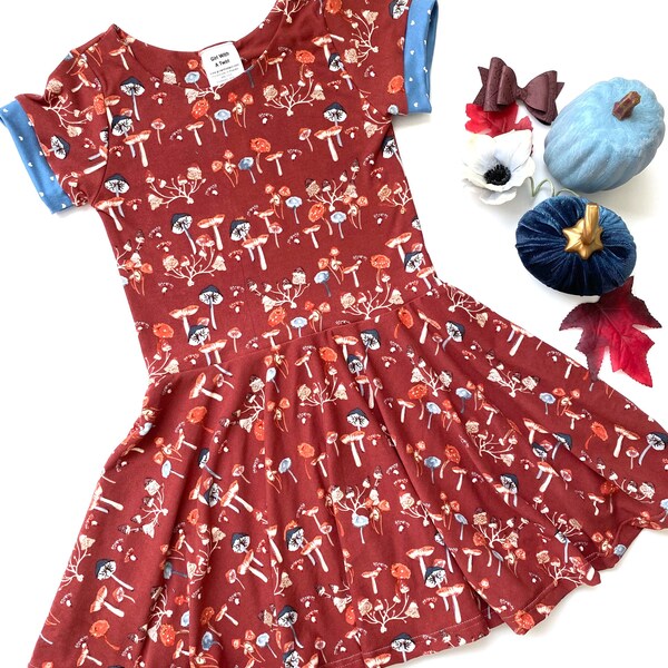 Mushroom Dress Etsy