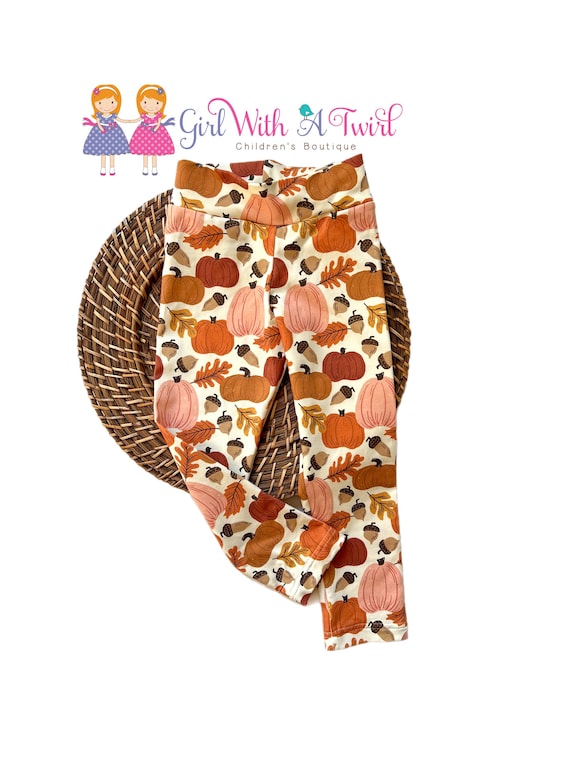 Pumpkin leggings baby online