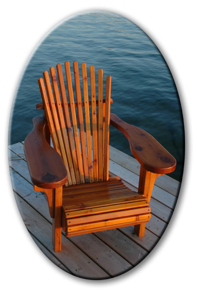 MC2 Muskoka Chair Adirondack Chair Plans and Full Size Patterns E Size Drawings PDF File. Etsy image 1