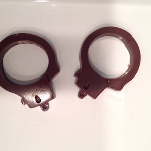 6 Chocolate hand cuffs chocolate hand cuff favors