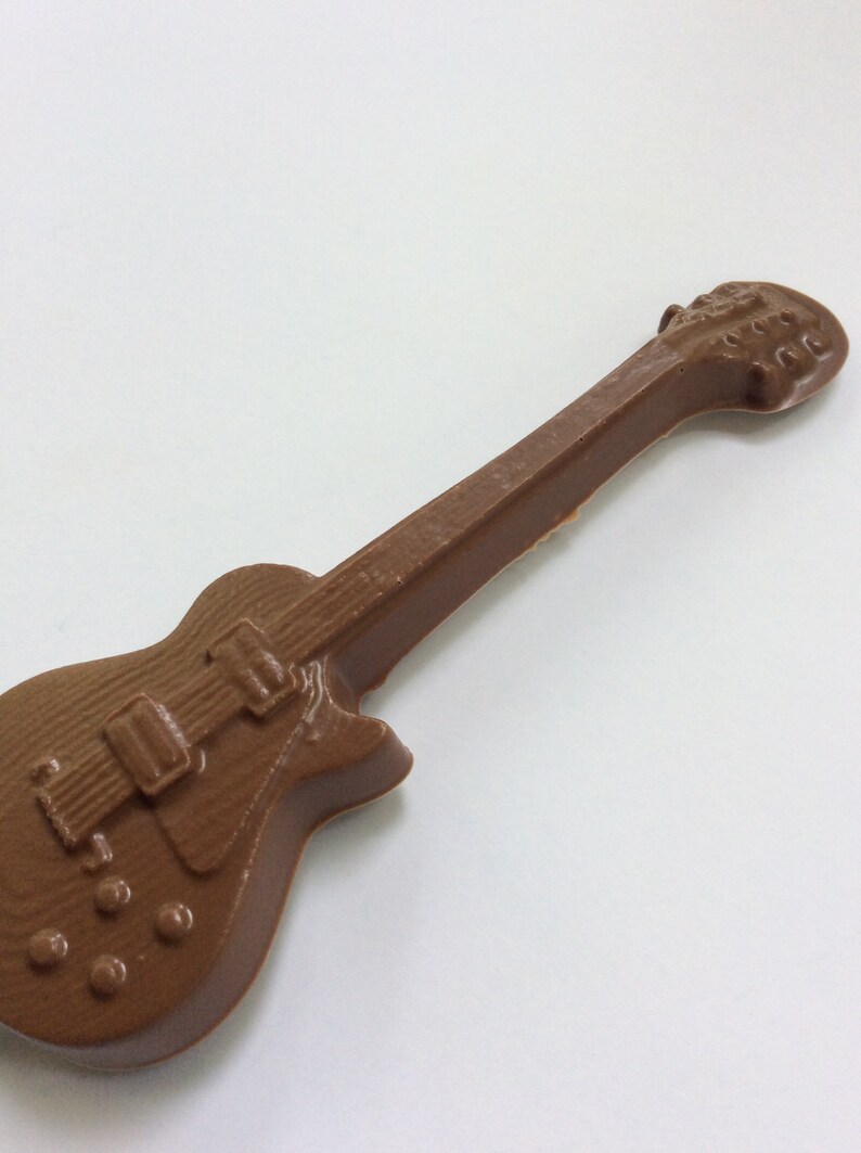 12 Chocolate Guitar Pops Chocolate Electric Guitar Favors Etsy