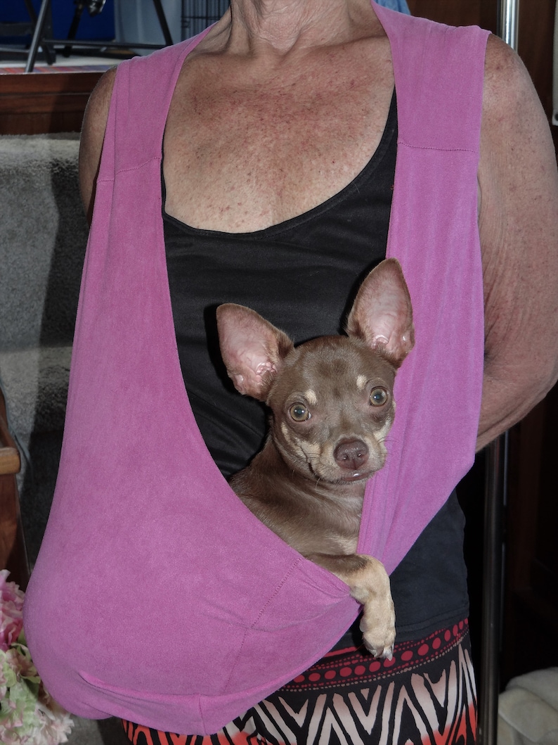 Dog sling vest for 513lb. Double shoulder carrier. Chihuahua Etsy