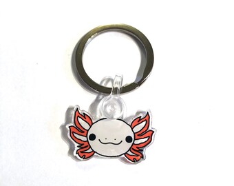 Axolotl Keychain