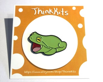 Yelling Frog Soft Enamel Pin