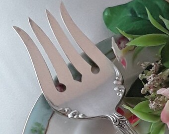 BAROQUE ROSE 1967 SALAD OR DESSERT FORK BY 1881 ROGERS