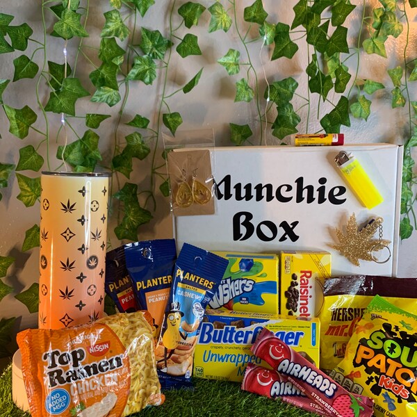 Yellow Snack Box Etsy