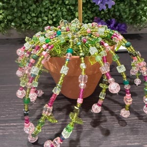 Medium Pink Beaded Plant