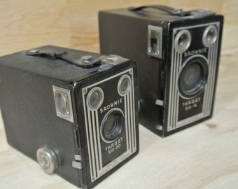 1940s Photo Decor 1950s Vintage Photography Art Deco Kodak Brownie Target Six-20 Camera