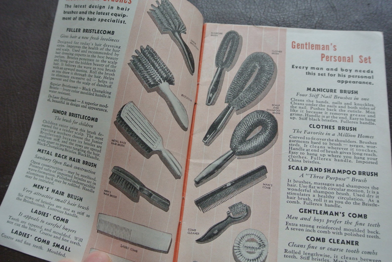 Vintage Catalog Fuller Brushes Product Care Illustrated Etsy