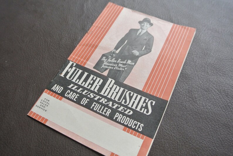 Vintage Catalog Fuller Brushes Product Care Illustrated Etsy