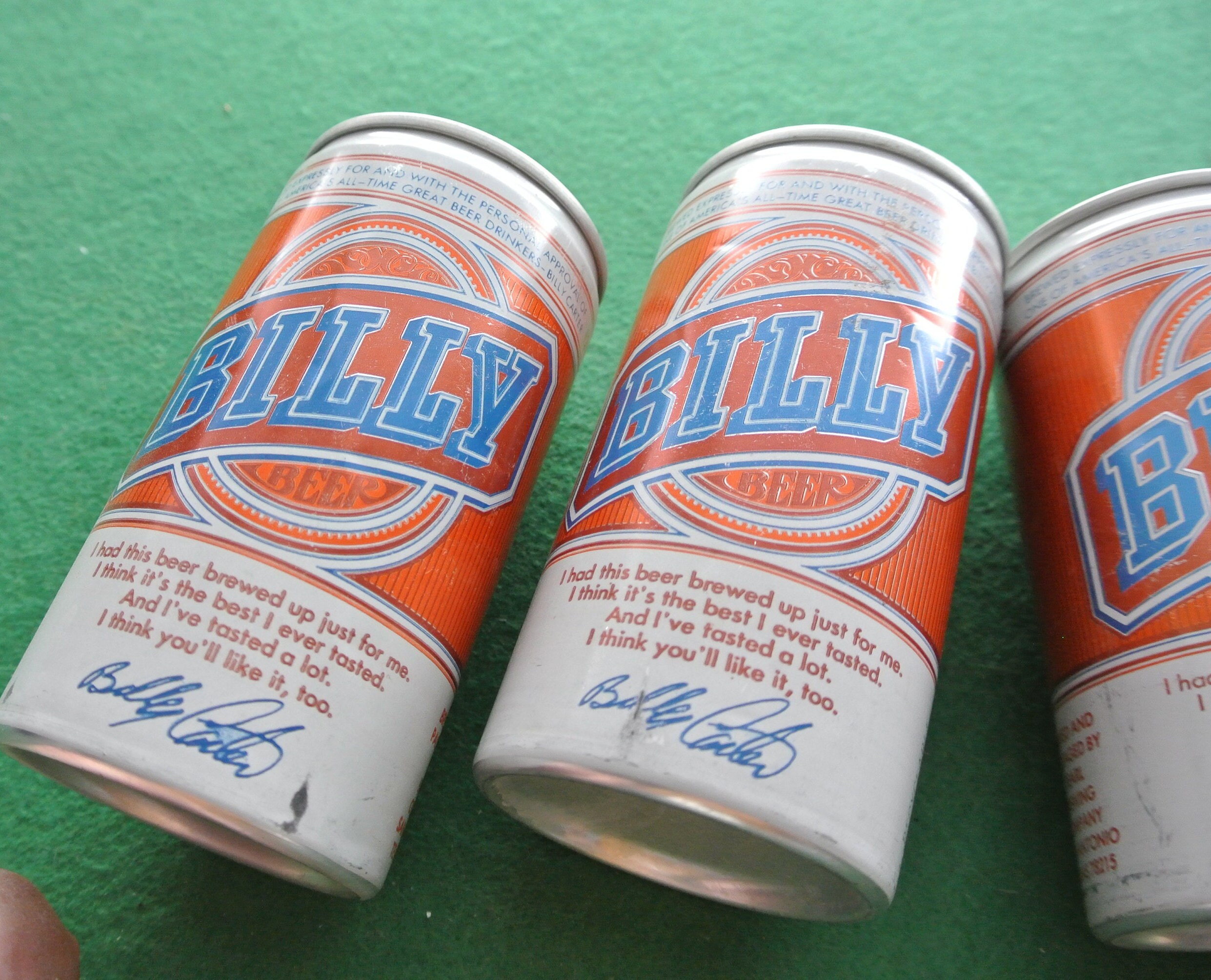 Vintage Beer Cans Billy Beer Set of 4 Aluminum Cans Pull Etsy