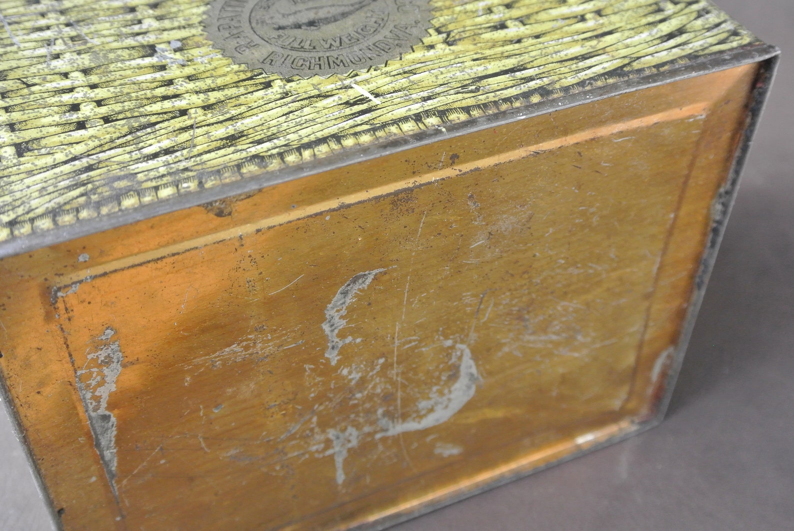 Tobacco Tin Patterson's Seal Cut Plug Metal Tin Hinged Etsy