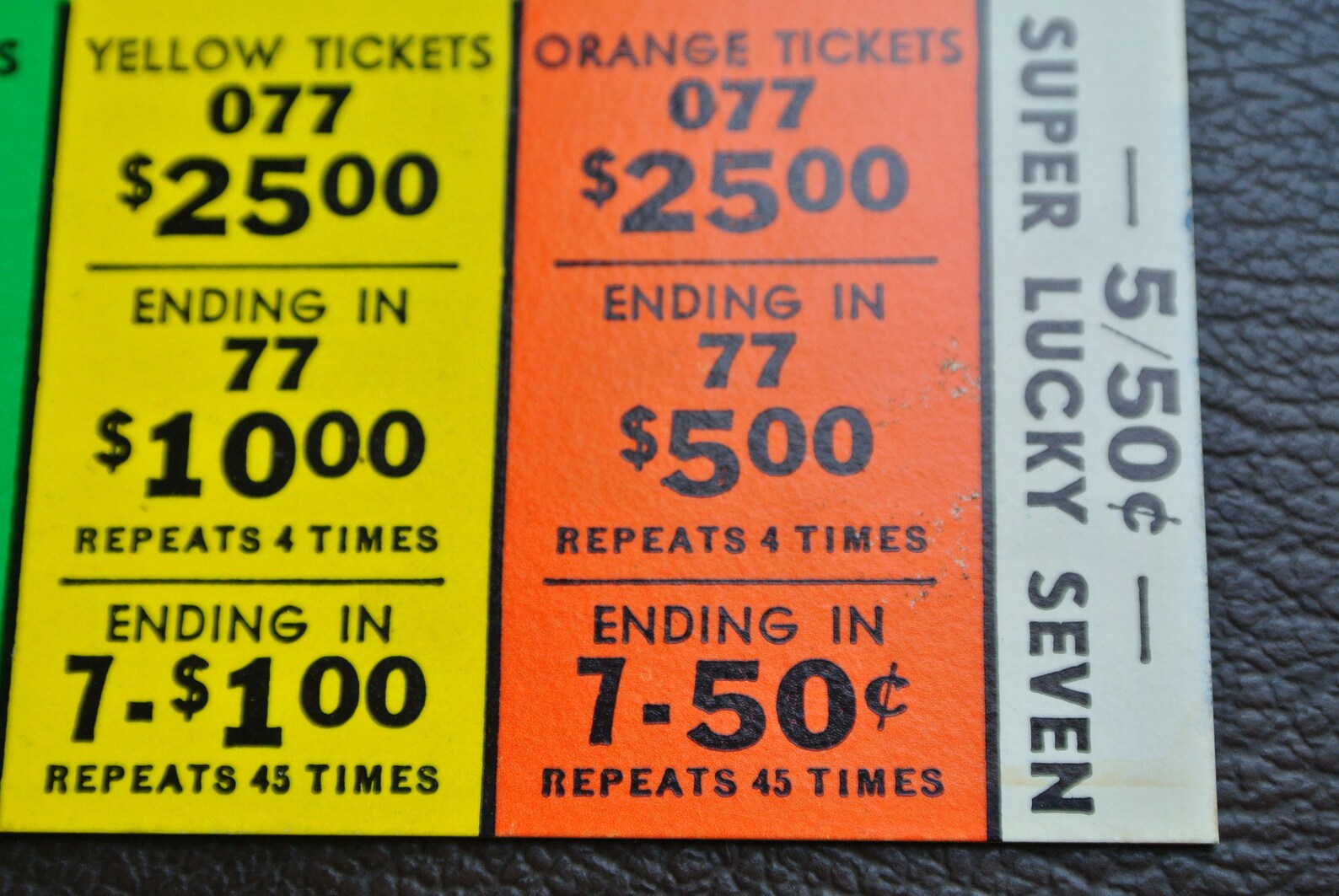 Vintage Pull Tabs Retro Gambling Tabs Set of 10 Unused Pull Etsy