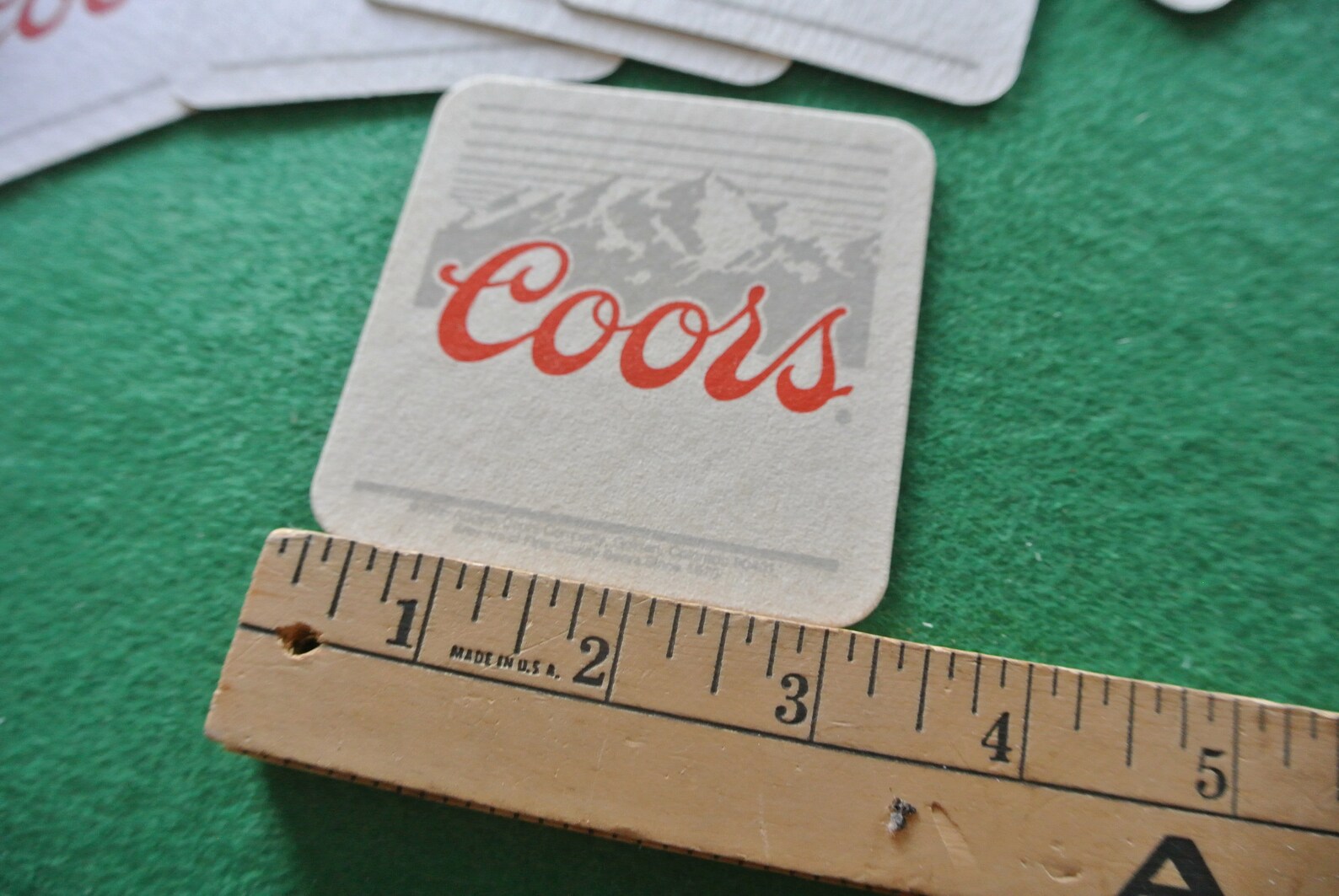 Vintage Beer Coasters Coors Beer Mats Paper Drink Mats Set Etsy