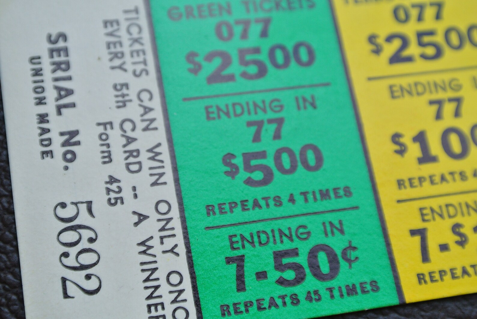 Vintage Pull Tabs Retro Gambling Tabs Set of 10 Unused Pull Etsy