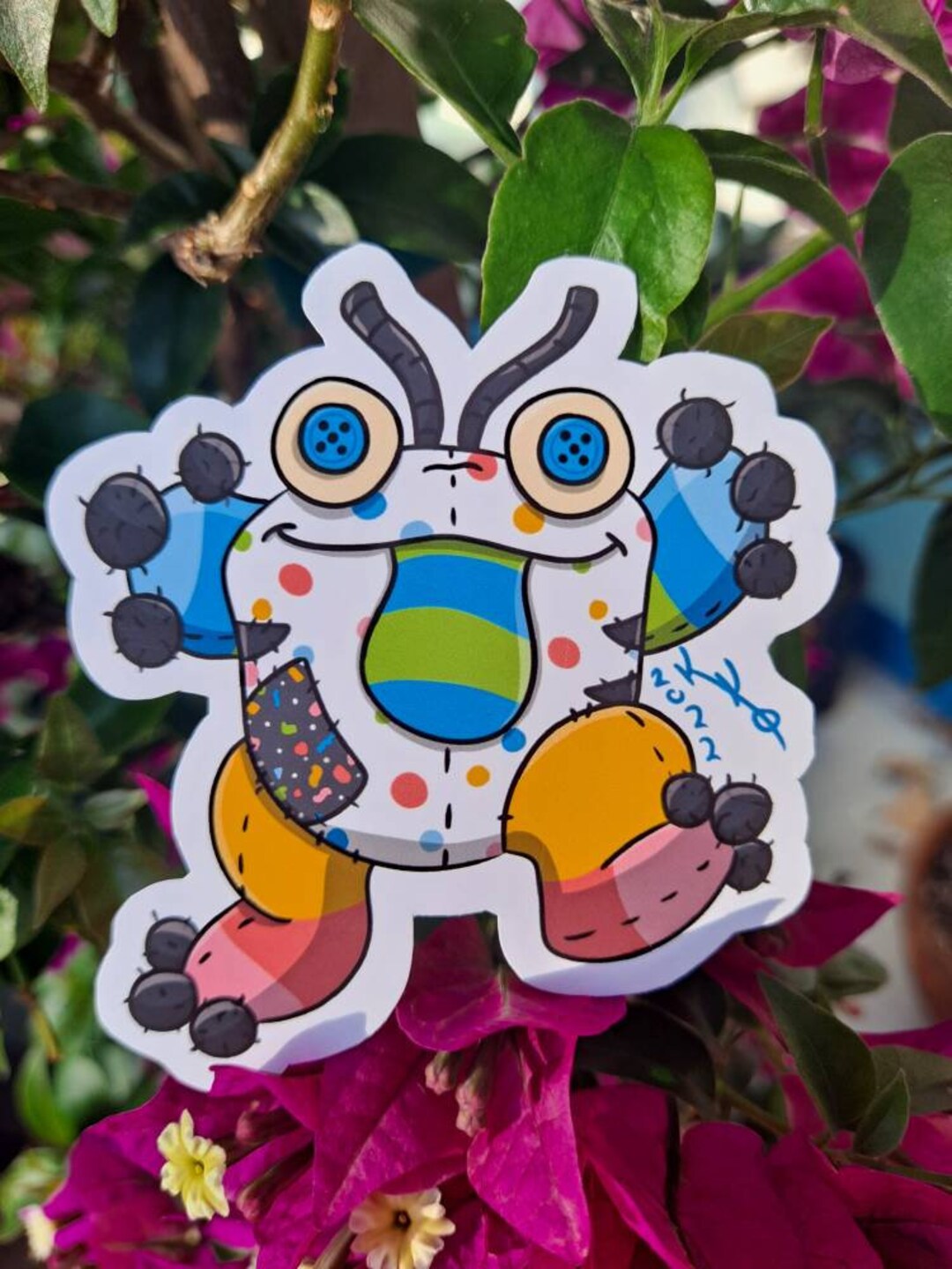 Chaos Queer Plushie Quiggle Neopets Sticker Queer Pride Etsy