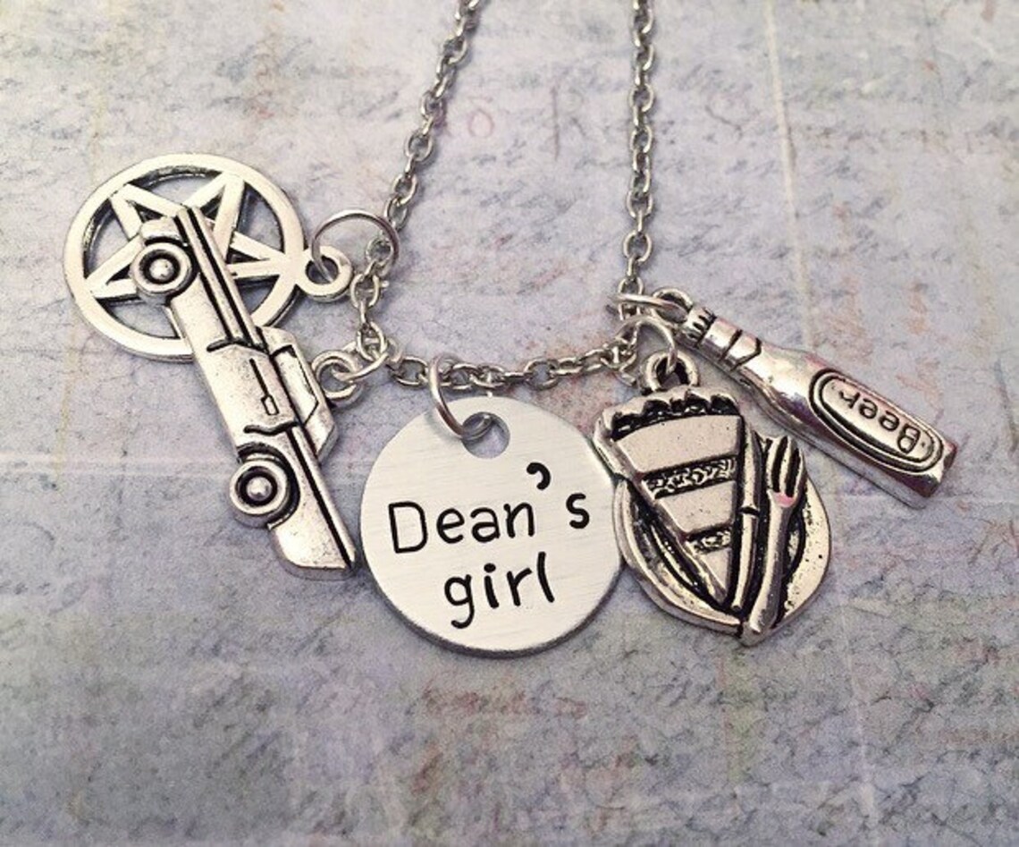 Dean's Girl Necklace Dean Necklace Supernatural Etsy