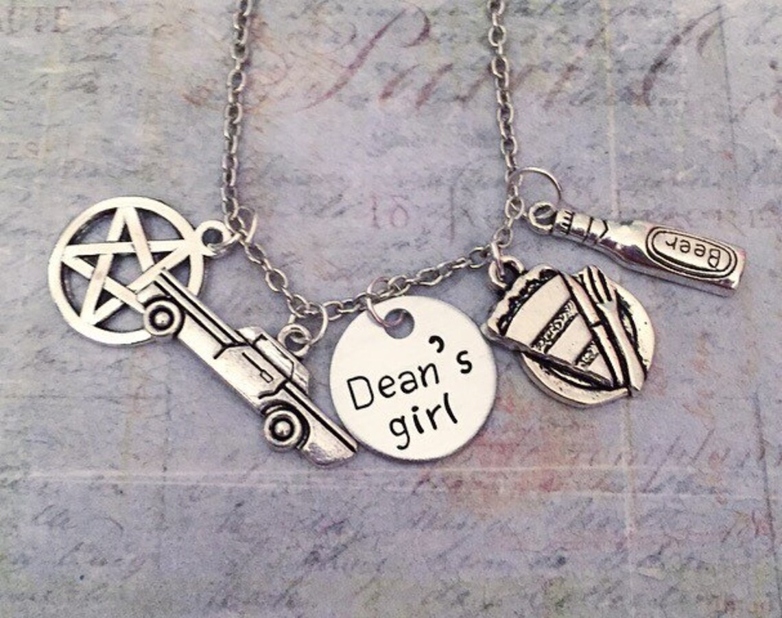 Dean's Girl Necklace Dean Necklace Supernatural Etsy