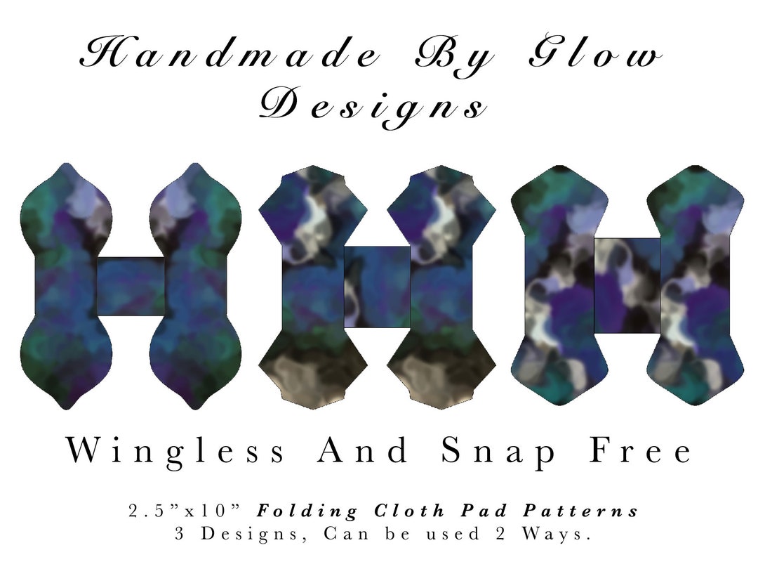 Wingless Folding Pad Patterns Pack 2.5x10 Etsy