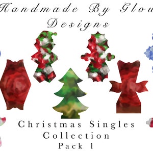 Christmas Singles pattern pack 1