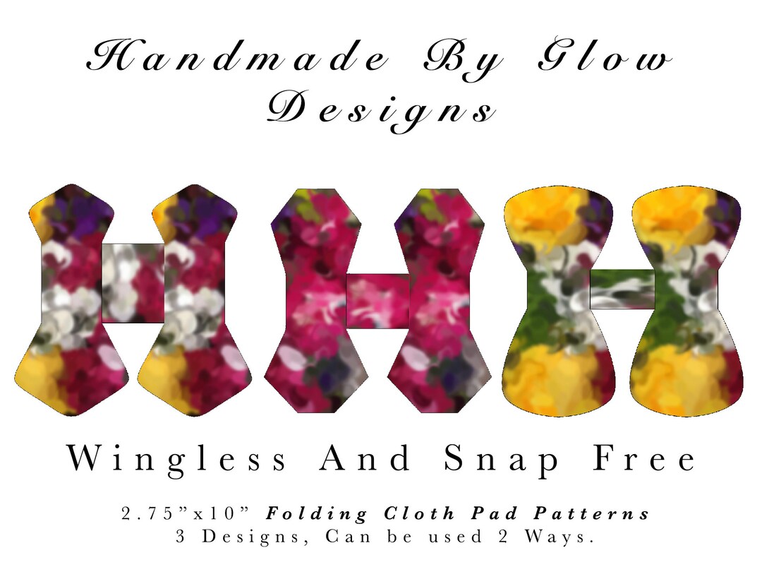 Wingless Folding Pad Patterns Pack 2.75x10 Etsy