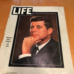 VINTAGE! 1963 President John F. Kennedy LIFE Magazine