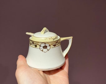 VINTAGE! Nippon Hand Painted Sugar Bowl