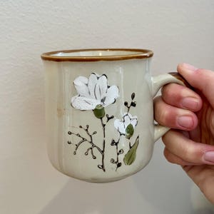 VINTAGE! Floral Handmade Mug
