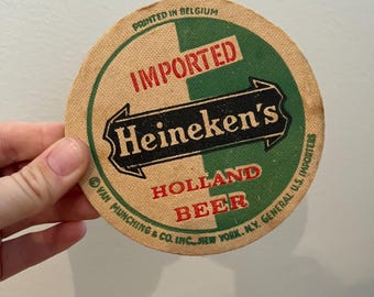 VINTAGE! Heineken Holland Beer Bar Coaster