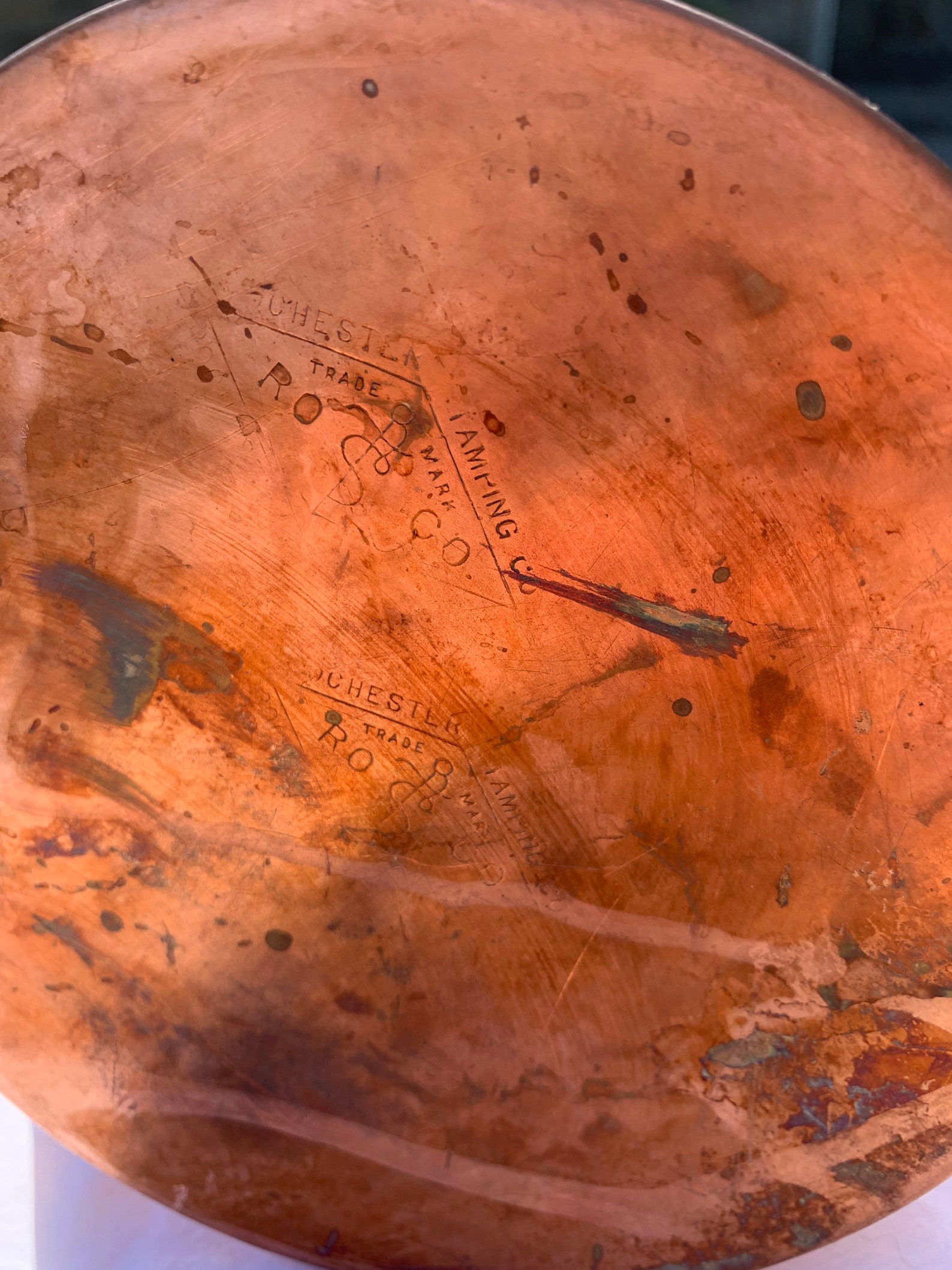 VINTAGE Copper Rochester Stamping Teapot Etsy