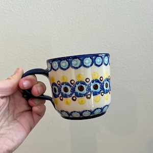 VINTAGE! Handpainted GKN Pottery Tea Mug