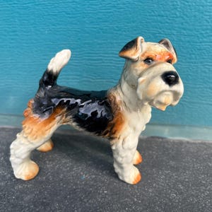VINTAGE! German Goebel Fox Terrier Dog Figurine Collectible 4.75