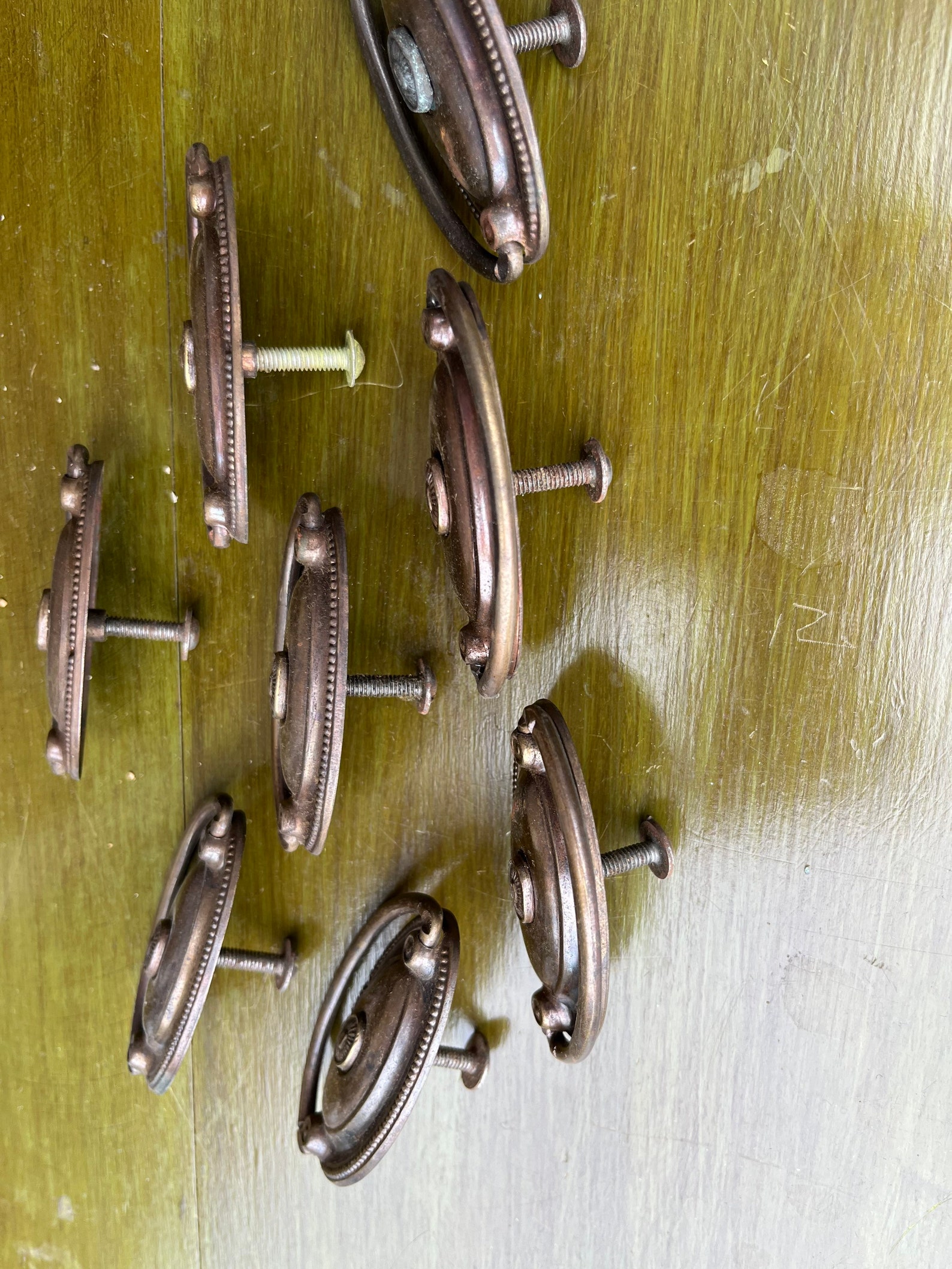 VINTAGE 8 Dresser Drawer Handles - Etsy