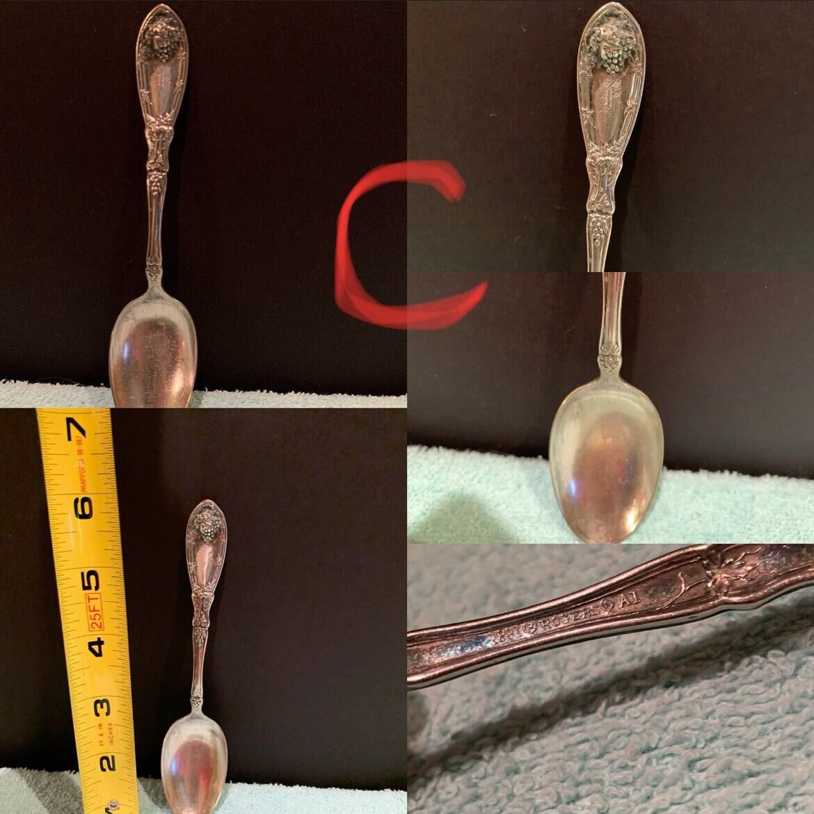 ヴィンテージ！華やかな銀メッキのロジャーのスプーン - Etsy 日本