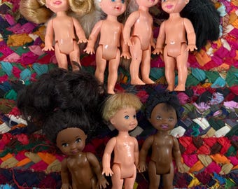 Vintage Mattel Kelly Seven und Tommy Mattel Barbie