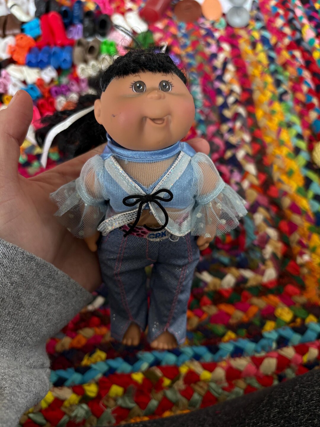 Vintage Cabbage Patch Kids Miniature Figurine Doll - Etsy
