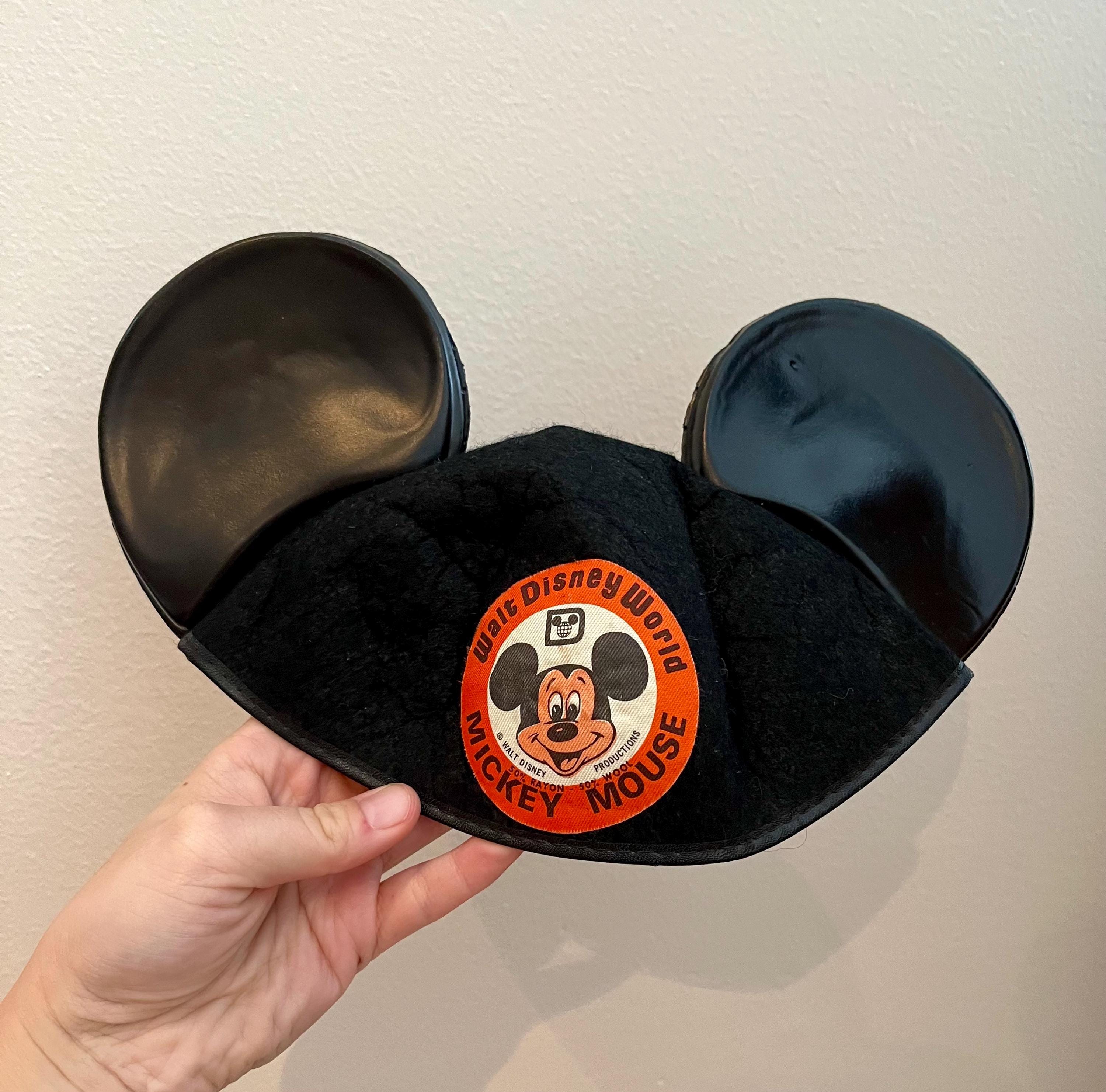 VINTAGE! 1971 Walt Disney World Children's Mickey Mouse Felt Ears