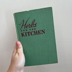 VINTAGE! Herbs For The Kitchen autorstwa Irmy Goodrich Przepis Książka kucharska