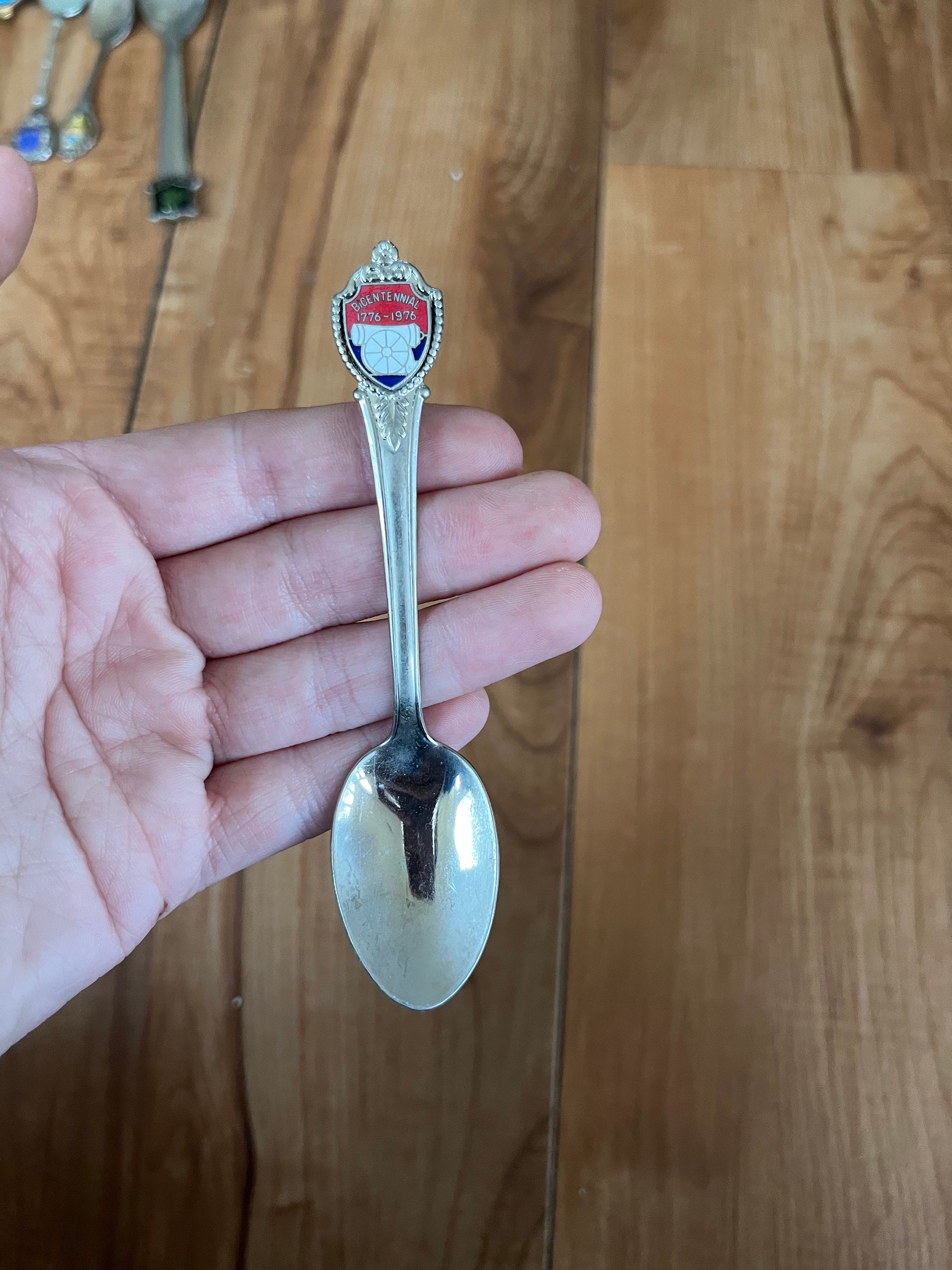 1970年シルバーエナメルスプーン 1970年シルバーエナメルスプーン