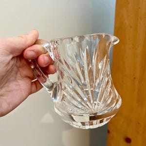 VINTAGE! Gorham Lead Crystal Creamer Pitcher