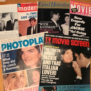 VINTAGE! 6 President John F. Kennedy Collectible Magazines