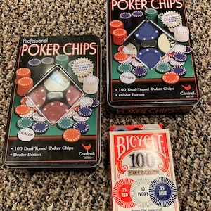 VINTAGE! Clay Casino Poker Chips