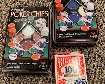 VINTAGE! Clay Casino Poker Chips