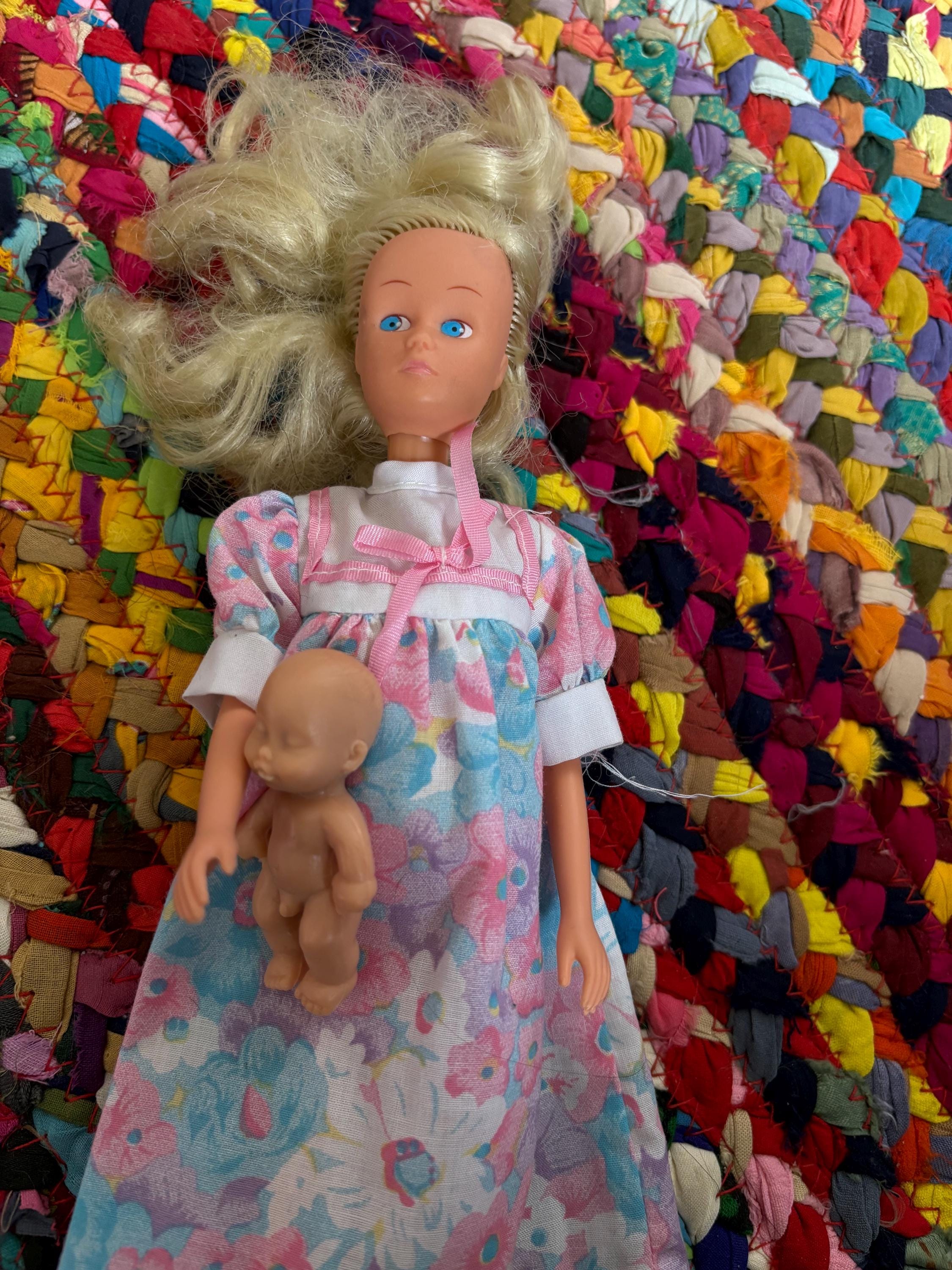 Vintage 1992 Raffoler Pregnant Karen Doll With Baby W/ Nightgown - Etsy