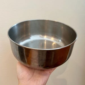 VINTAGE! Lo Heet Stainless Steel Baking/ Cooking Bowl