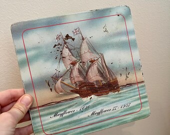 VINTAGE! Mayflower-plakett