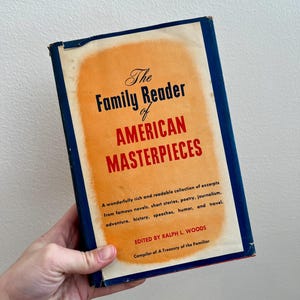 VINTAGE! Der Familienleser amerikanischer Meisterwerke von Ralph L. Woods Book