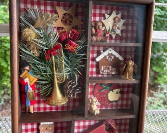 UITSTEKEND! Kerstkitsch-schaduwdoos: MCM-muurdecoratie voor de feestdagen