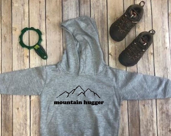 Mountain Sweatshirt|Mountain Hoodie|Mountain Hugger|Kids Hoodie|Kid Sweatshirt|Kid Clothing|Kids Hiking Shirt|Hike|Camping|Kid Boho