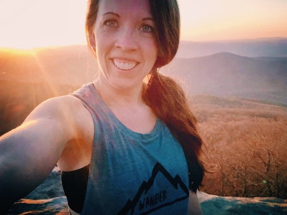 Wander Shirt | Wanderer Shirt | Womens Muscle Tank | Wanderlust | Mountains | Roadtrip Shirt | Adventure Awaits | Camping | Hiking Shirt